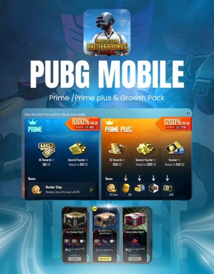 Pubg Prime Plus/Growth Pack